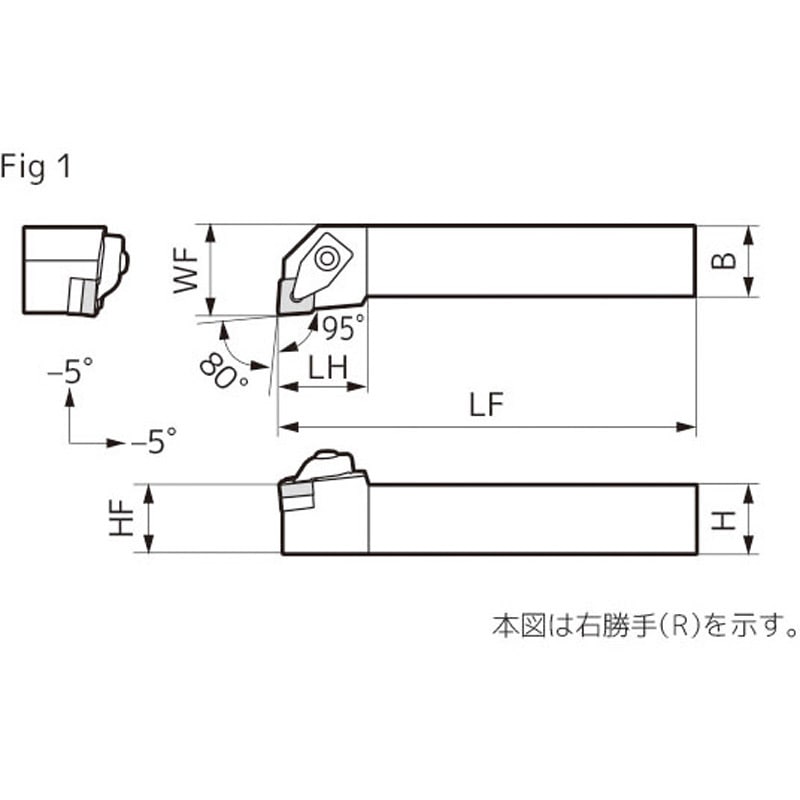 DCLNL3232P19 SEC-外径バイト ホルダ 1個 住友電工ハードメタル 【通販