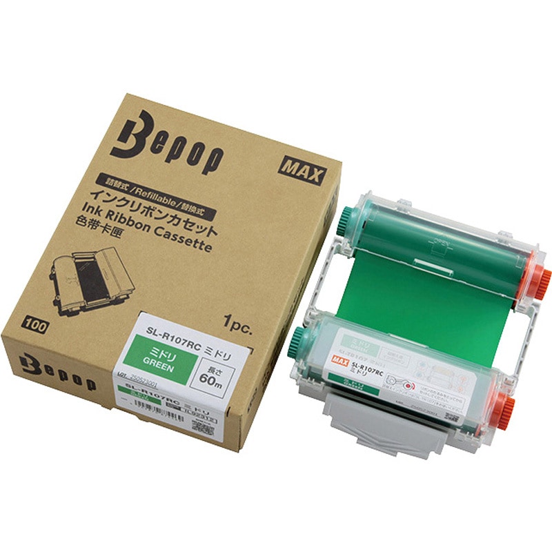SL-R107RCミドリ インクリボンカセット MAX(マックス)[事務用品・工具