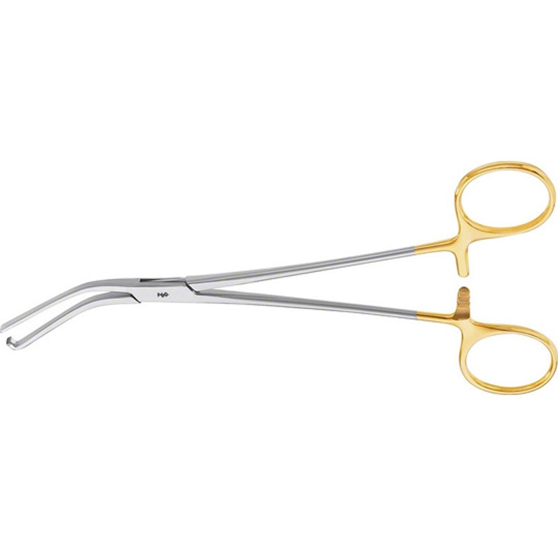 EA022R 腸鉗子 アリス 無外傷性 曲 超硬チップ付 EAシリーズ ビー・ブラウンエースクラップ 全長185mm