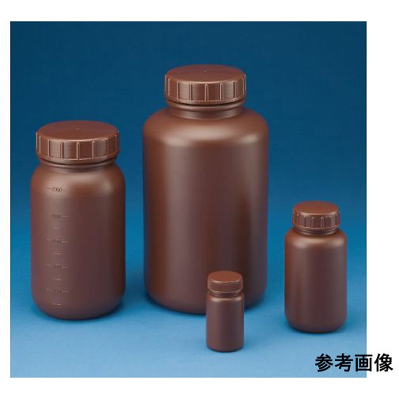 1132-01 標準規格瓶 丸型広口(遮光)滅菌済 1132シリーズ 1ケース(200本) NIKKO(ニッコーハンセン) 【通販モノタロウ】