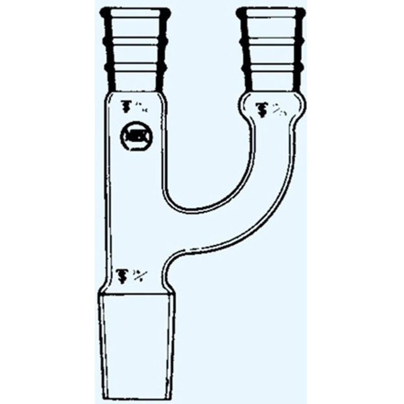 070-2424 分留管(二又連結管) 070シリーズ 1個 日本理化学器械(NRK) 【通販モノタロウ】