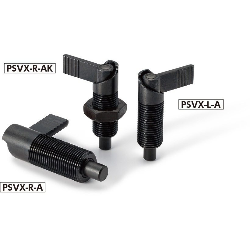 PSVX-10-M20-L-A インデックスプランジャ - レバータイプ - 180° 回転制限 1個 NBK(鍋屋バイテック会社) 【通販モノタロウ】