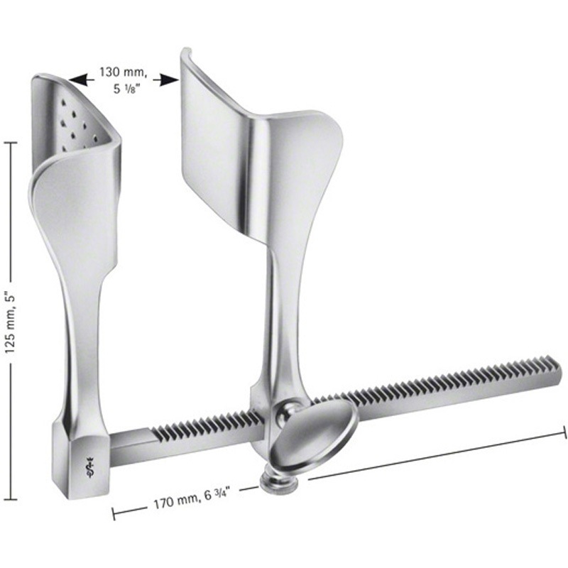 FB800R 開胸器 ターフェル ブレード43×53mm 1本 ビー・ブラウンエースクラップ 【通販モノタロウ】