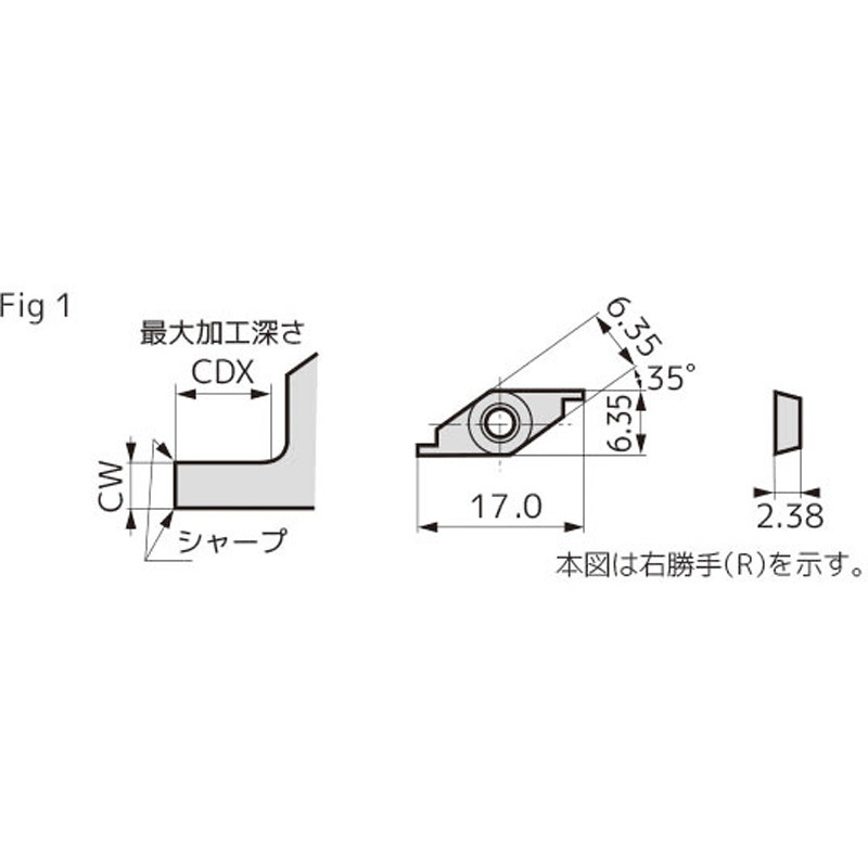 PBVFW1102R BL130 SEC-PBバイト インサート 住友電工ハードメタル 1
