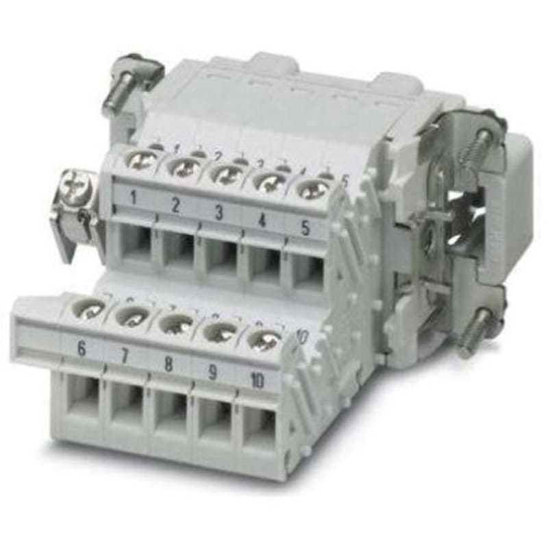 1648084 ヘビーデューティパワーコネクタ 10極 16A 500 V 1袋 5個入 1袋(5個) フエニックス・コンタクト 【通販モノタロウ】