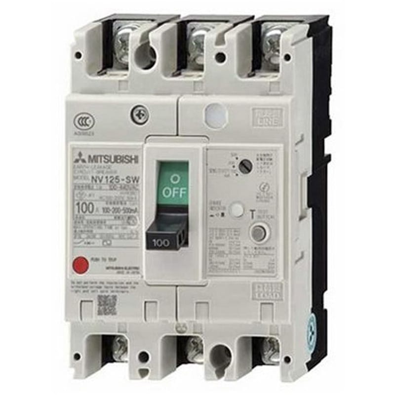 NV125-CVF 3P 125A AC100-440V 100，200，500mA 配線遮断器 WS-V シリーズ 経済品 シリーズ 三菱電機 極数・素子数3 125A 20,985円