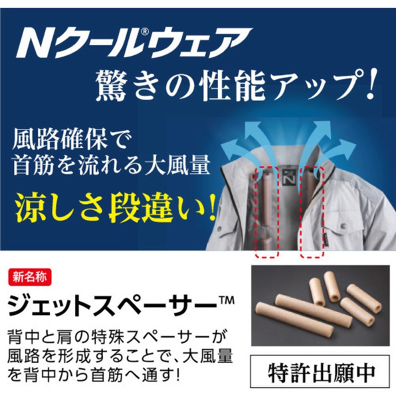 【新品未使用】NSP 空調服 NC-1121 Mサイズ NC-1121 Nクールウェア ベスト NC-1121 (服のみ) 1着 NSP 【通販