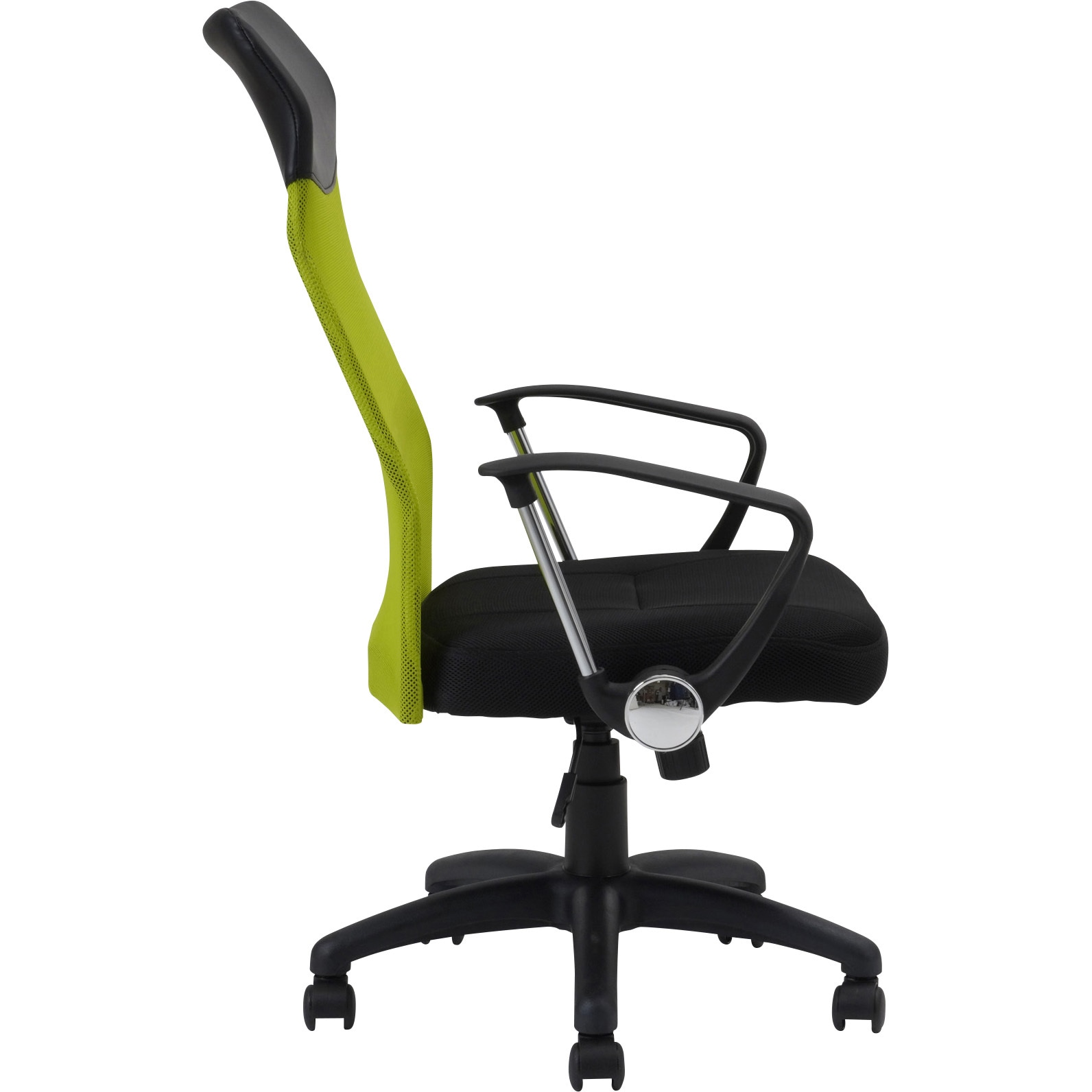 ネットチェア ハイバック 肘掛け付き モノタロウ ヘッドレストあり