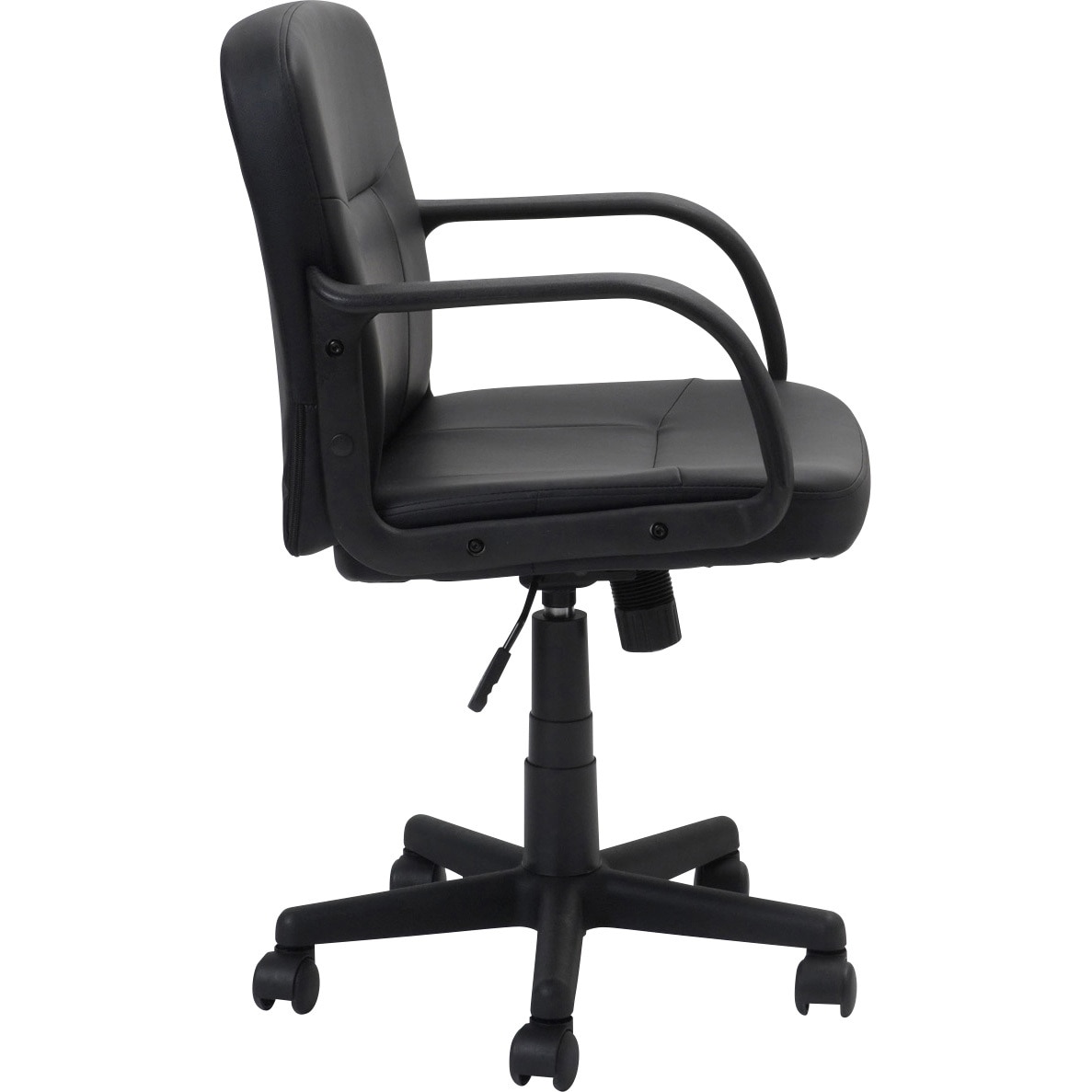 レザーチェア 背座一体ロッキング仕様 モノタロウ 肘掛あり ローバック