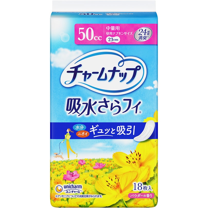 4903111024889 チャームナップ ユニ・チャーム 中量用 1パック(18枚
