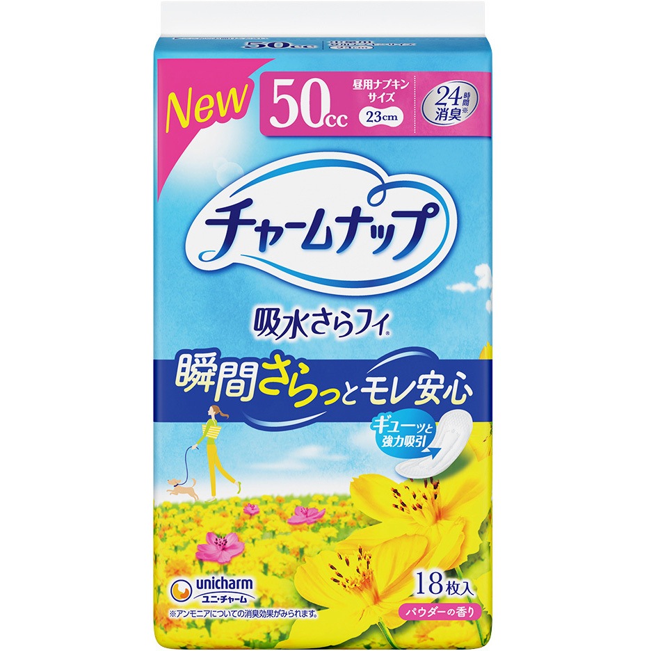 4903111024889 チャームナップ ユニ・チャーム 中量用 1パック(18枚