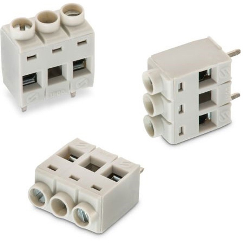 691131810004 基板用端子台 1318シリーズ 10mmピッチ 1列 4極 グレー 1袋 100個入 1袋(100個) WURTH ELEKTRONIK 【通販モノタロウ】