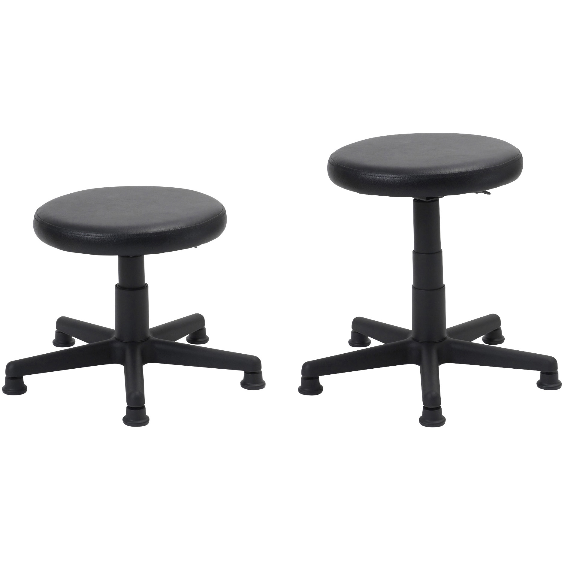 昇降式　スタンディング対応スツール　ブラックブラック KAZARIKO スタンディングスツール 昇降式 傾く 背もたれなし バランス