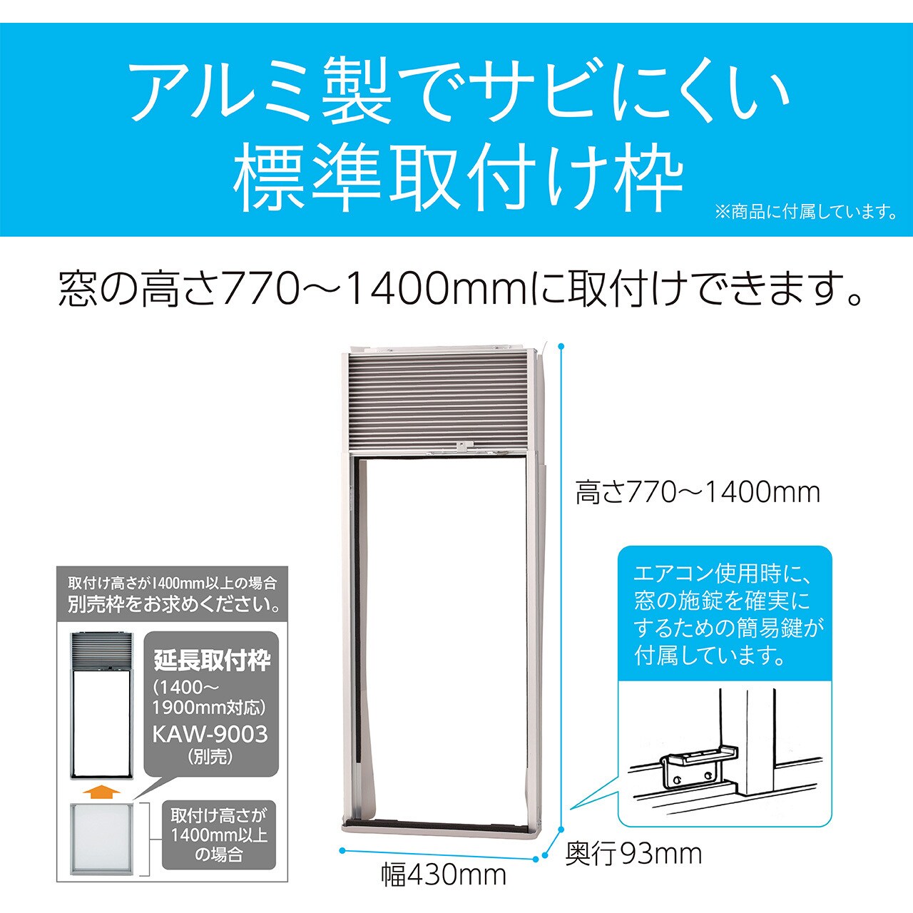 Kaw1912w 窓用エアコン コイズミ Kaw1912w 通販モノタロウ