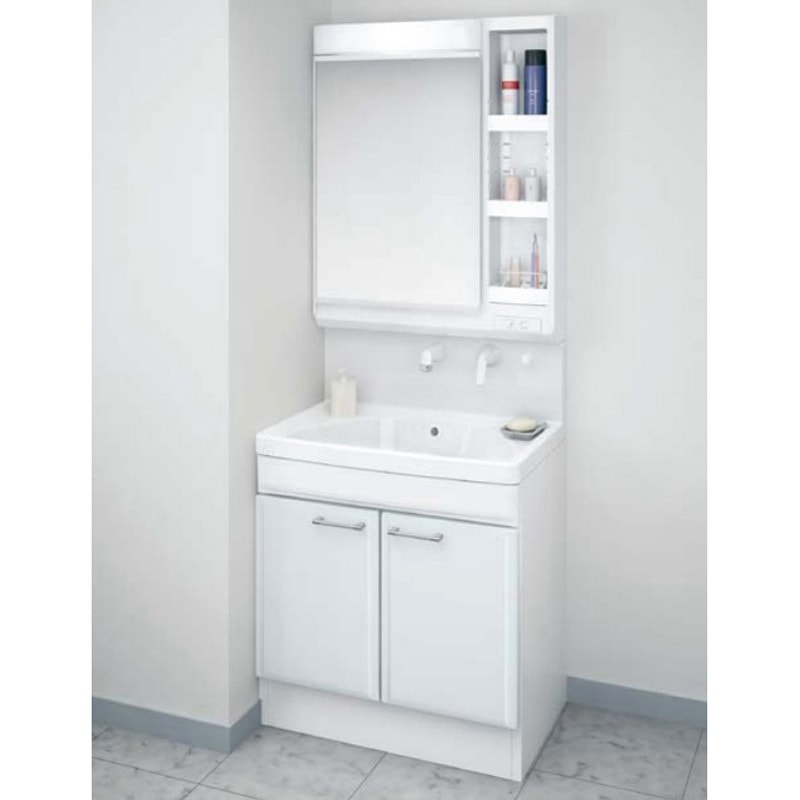 化粧台 Eセット27】洗面化粧台セット（洗面台・化粧台・木製