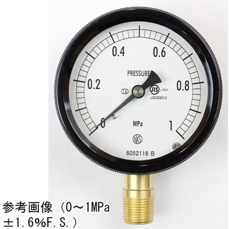 BC12-181 密閉型圧力計(75Φ)立形A枠 BC12-181シリーズ 1個 長野計器 【通販モノタロウ】