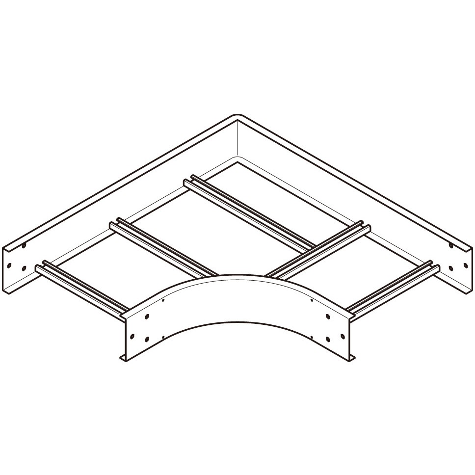 15RLA50 外直角L形分岐ラック 1本 ネグロス電工 【通販モノタロウ】 24,075円