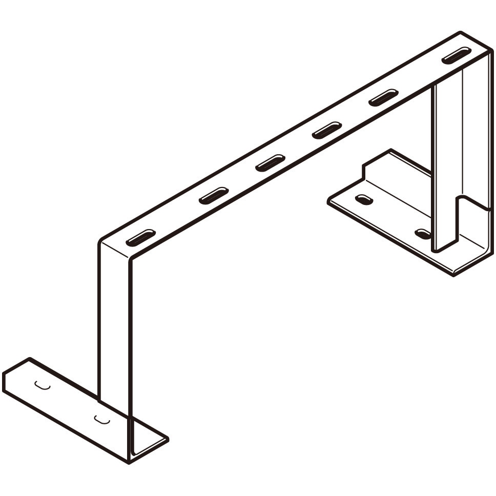 Z-AGYW6543U 立上りラック用架台 1台 ネグロス電工 【通販モノタロウ】