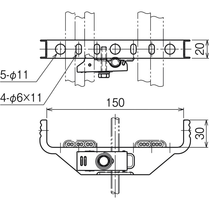 FBR150-W3W4 ベビーラック ネグロス電工 1個 FBR150-W3W4 【通販