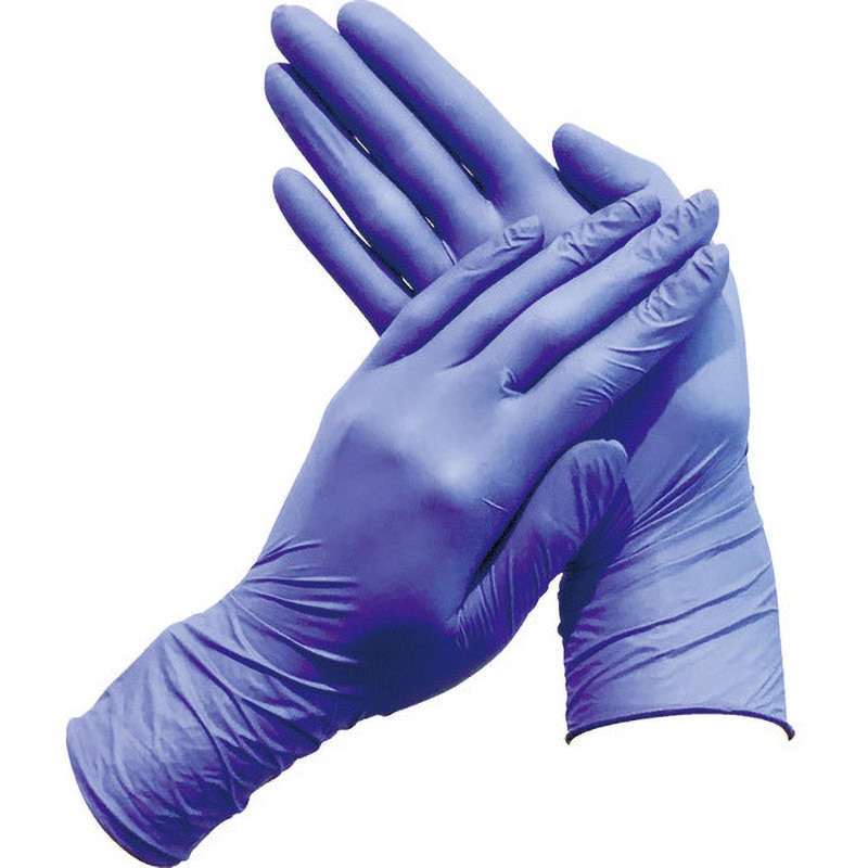 69345 ニトリル手袋 プロテクガード ロイヤルブルー ニトリルグローブ