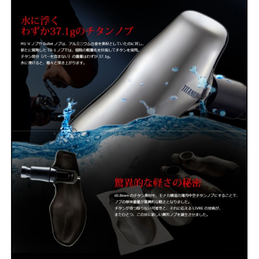 TBLB-1 ノブ単体TB-1 1個 LIVRE(リブレ) 【通販モノタロウ】