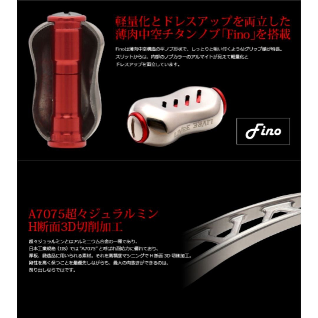 WD80-FIDL-GMG ウイング80 Finoノブ 1個 LIVRE(リブレ) 【通販モノタロウ】
