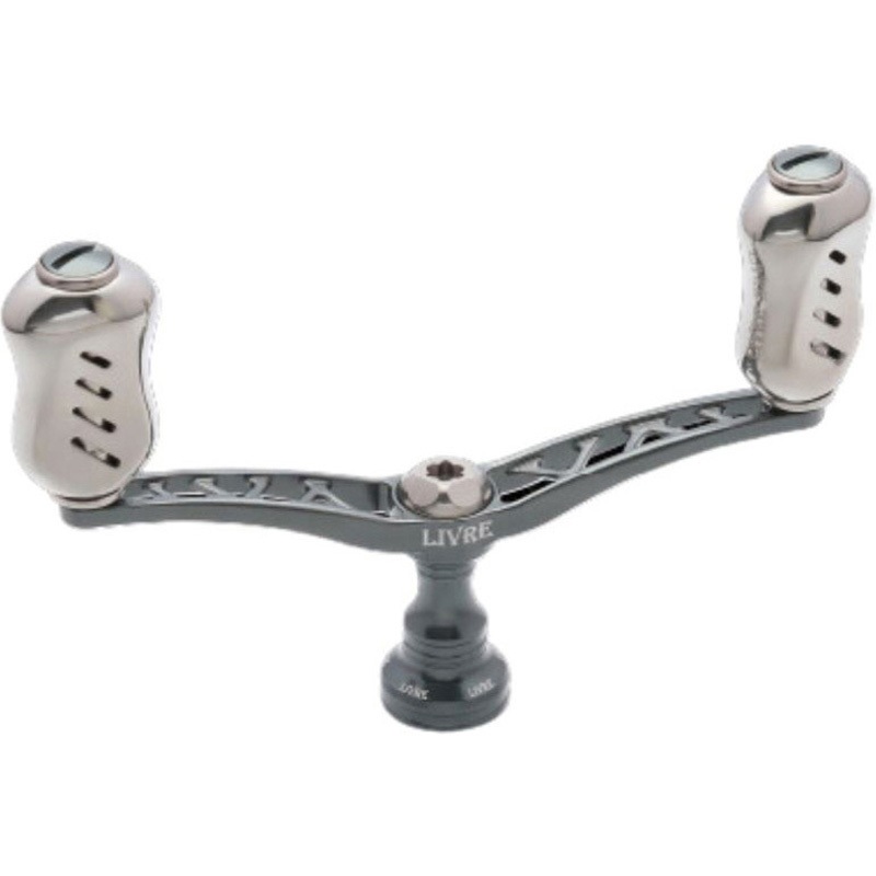 LIVRE(リブレ) リール ウイング100 Finoノブ シマノS2用 (ガンメタP+