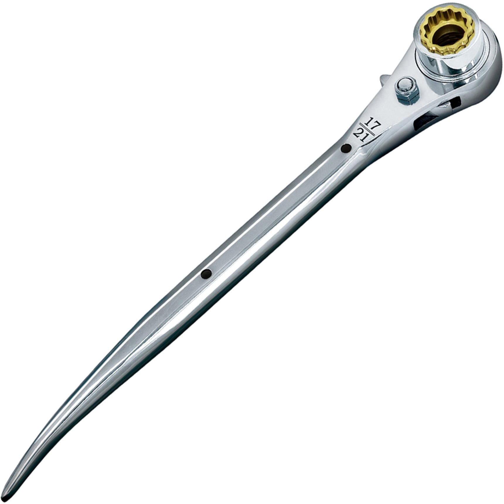 RW-191721C ラチェットレンチ19/17×21 曲がり 1丁 MUST TOOL