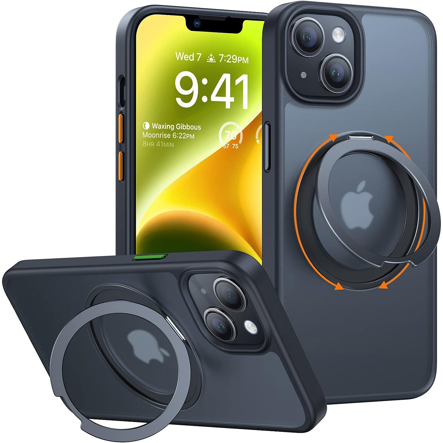 X00RP135A015 Torras - UPRO Ostand Pro Case for iPhone 14/13 [ Black ] TORRAS ブラック色