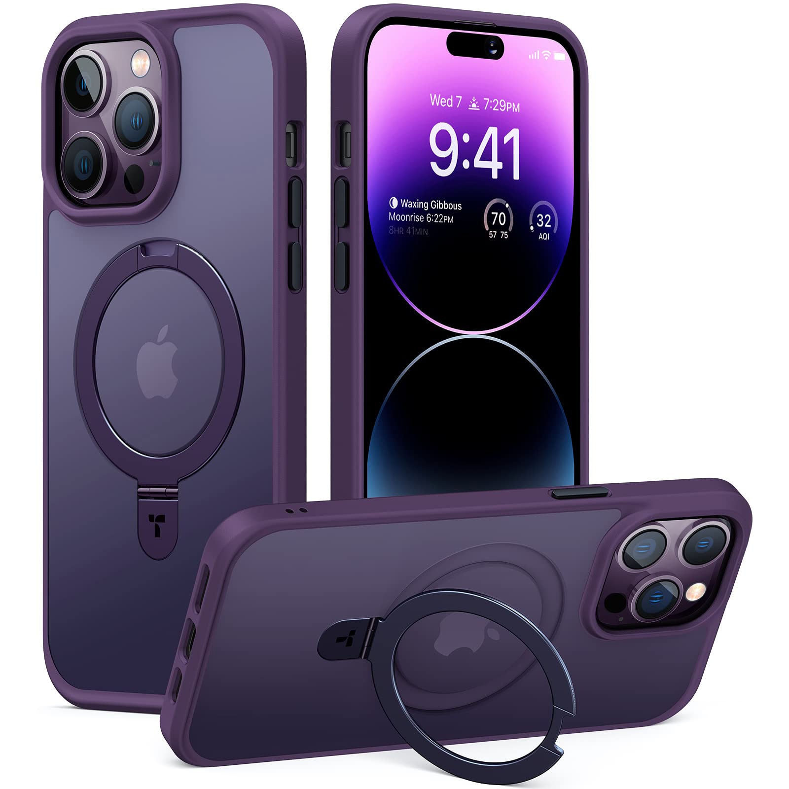 X00RP118E022 Torras - UPRO Ostand Case for iPhone 14 Pro [ Dark