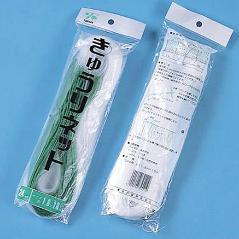 エンドウネット 巾1.5m×長さ18m 網目15cm WD1518 白緑 180枚