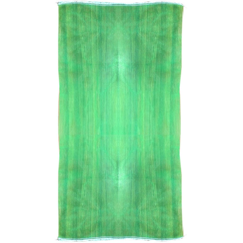 緑55cm巾x110cm 種もみ袋(スイカネット) 東京戸張 緑色