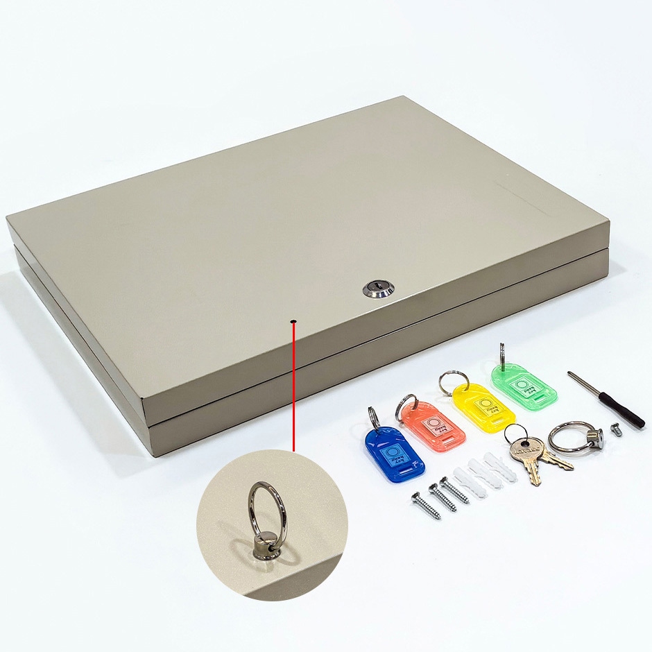 J2634-48 キーボックス セーフラン安全用品 アイボリー色