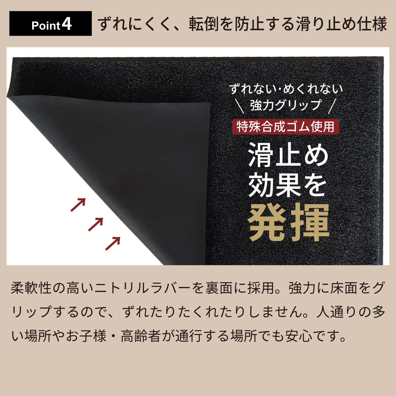 CR00003 吸水・吸油ハイスペック玄関マット エコ・アブソーブ クリーン