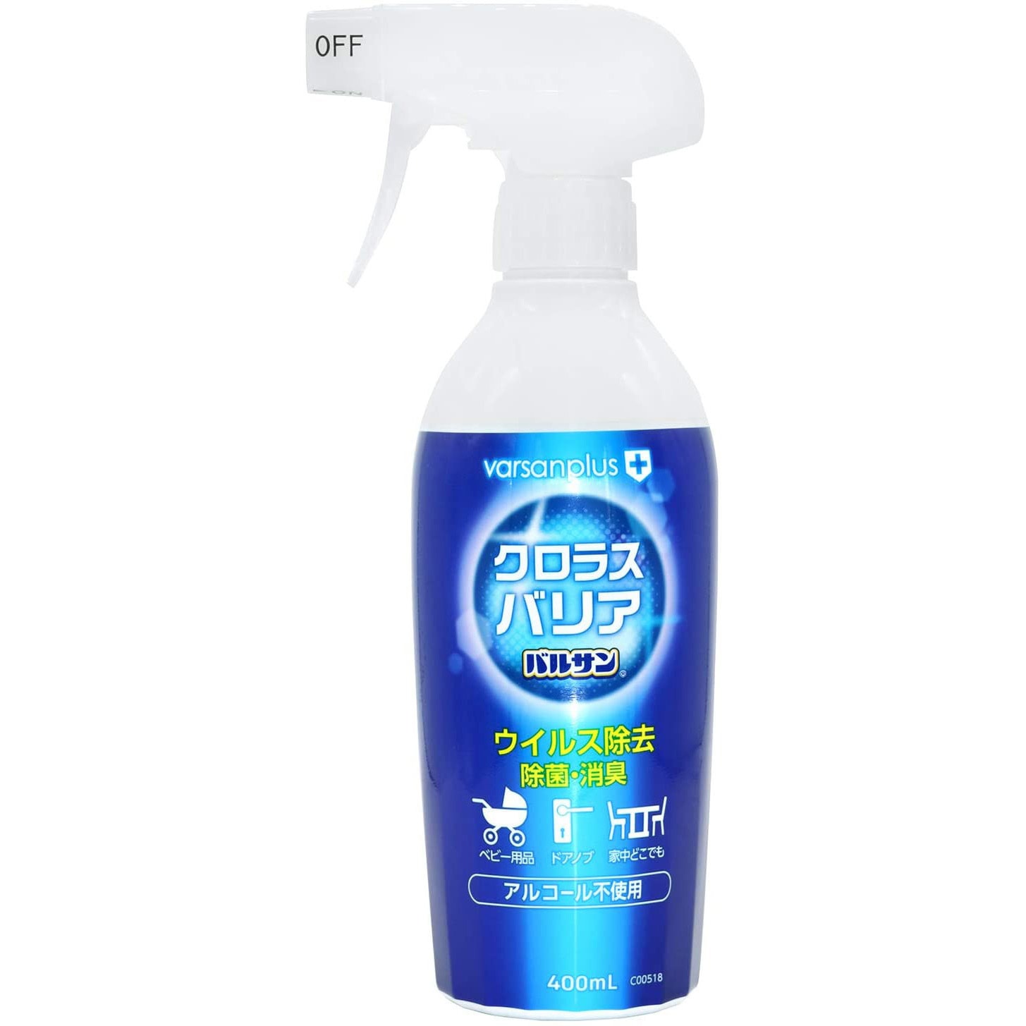 C00518 クロラスバリア スプレー 1本(400mL) バルサン 【通販モノタロウ】