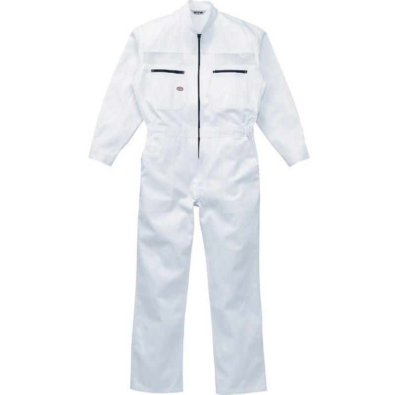 1130-WH-5L つなぎ服 1130シリーズ AUTO-BI(山田辰) 綿100% ホワイト色