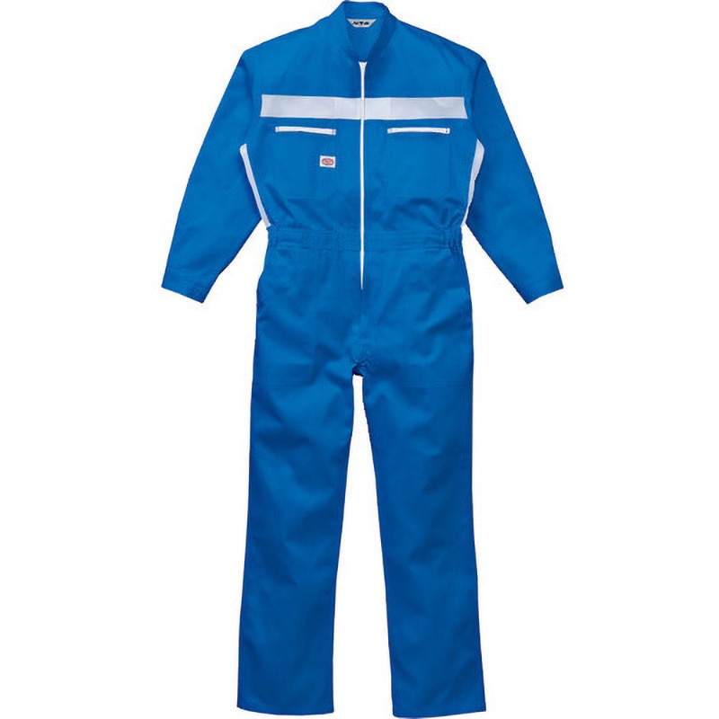 1130-MB-LL つなぎ服 1130シリーズ AUTO-BI(山田辰) 綿100% マリンブル-色