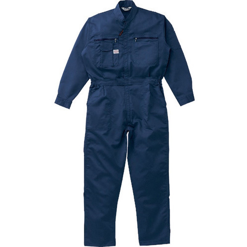1250-NB-S つなぎ服 1250シリーズ AUTO-BI(山田辰) 混率(%):ポリエステル55・綿45 ネイビ-ブル-色 8,298円