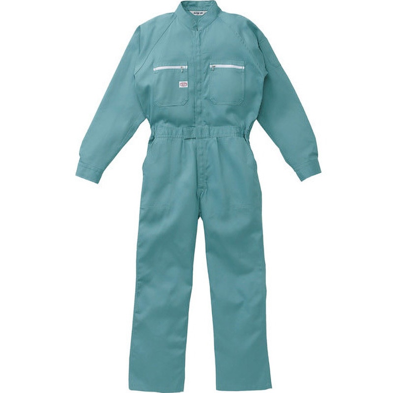 3850-GR-5L つなぎ服 3850シリーズ AUTO-BI(山田辰) 綿100% グリ-ン色