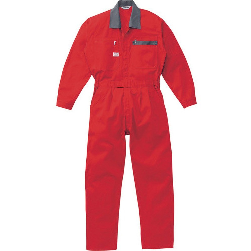 5650-RE-S つなぎ服 5650シリーズ AUTO-BI(山田辰) 混率(%):綿70・ポリエステル30 レッド色 8,254円