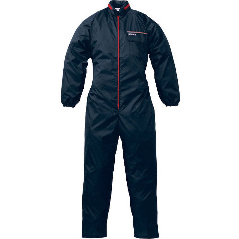 1900-NB-S ナイロンつなぎ服 1900シリーズ AUTO-BI(山田辰) ネイビ-ブル-色