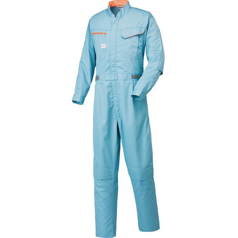 1190-MT-S 夏用つなぎ服 1190シリーズ AUTO-BI(山田辰) ミストブルー色 サイズS 8,698円