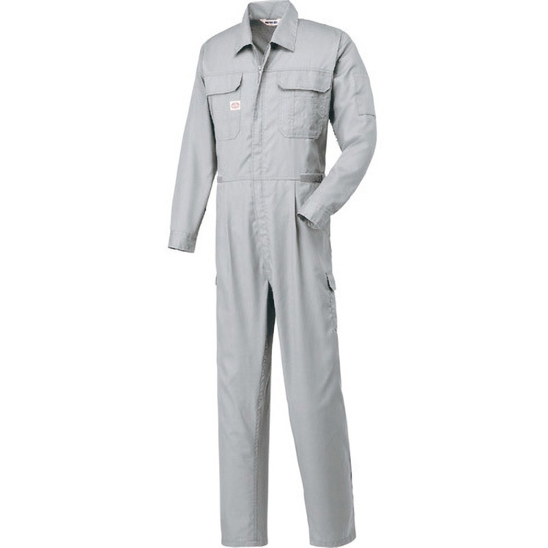 2300-SG-S 夏用つなぎ服 2300シリーズ AUTO-BI(山田辰) シルバ-グレ-色 サイズS袖丈54cm
