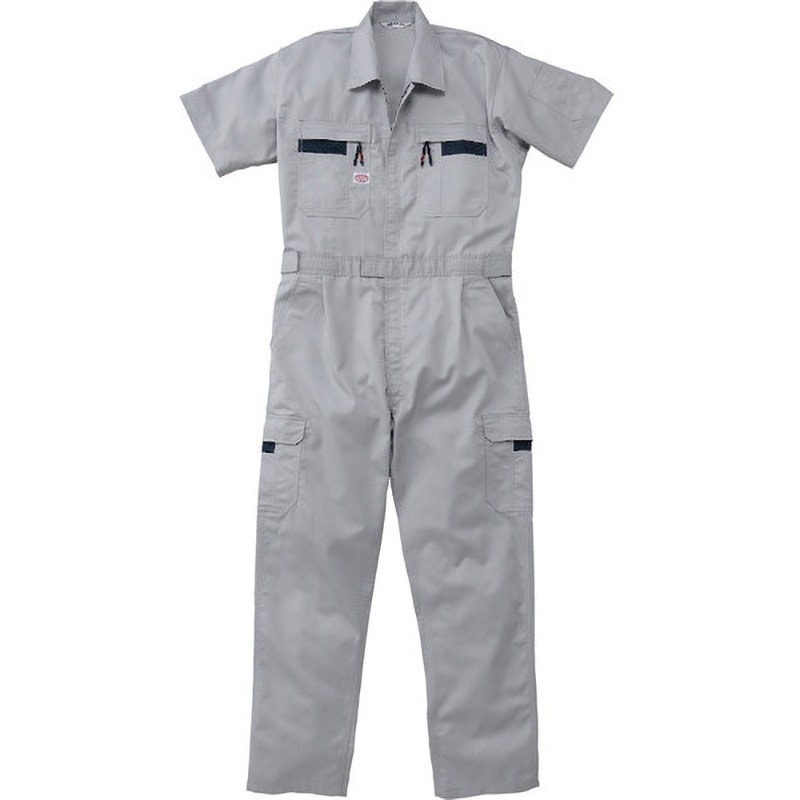 8701-G1-5L 半袖つなぎ服 8701シリーズ AUTO-BI(山田辰) グレ-色 サイズ5L 10,124円