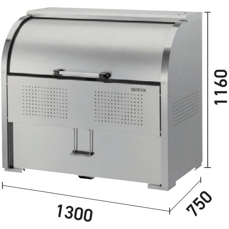 CKS-1307H クリーンストッカーCKS-H型 非接触開閉仕様(足ペダルタイプ) ダイケン 容量800L