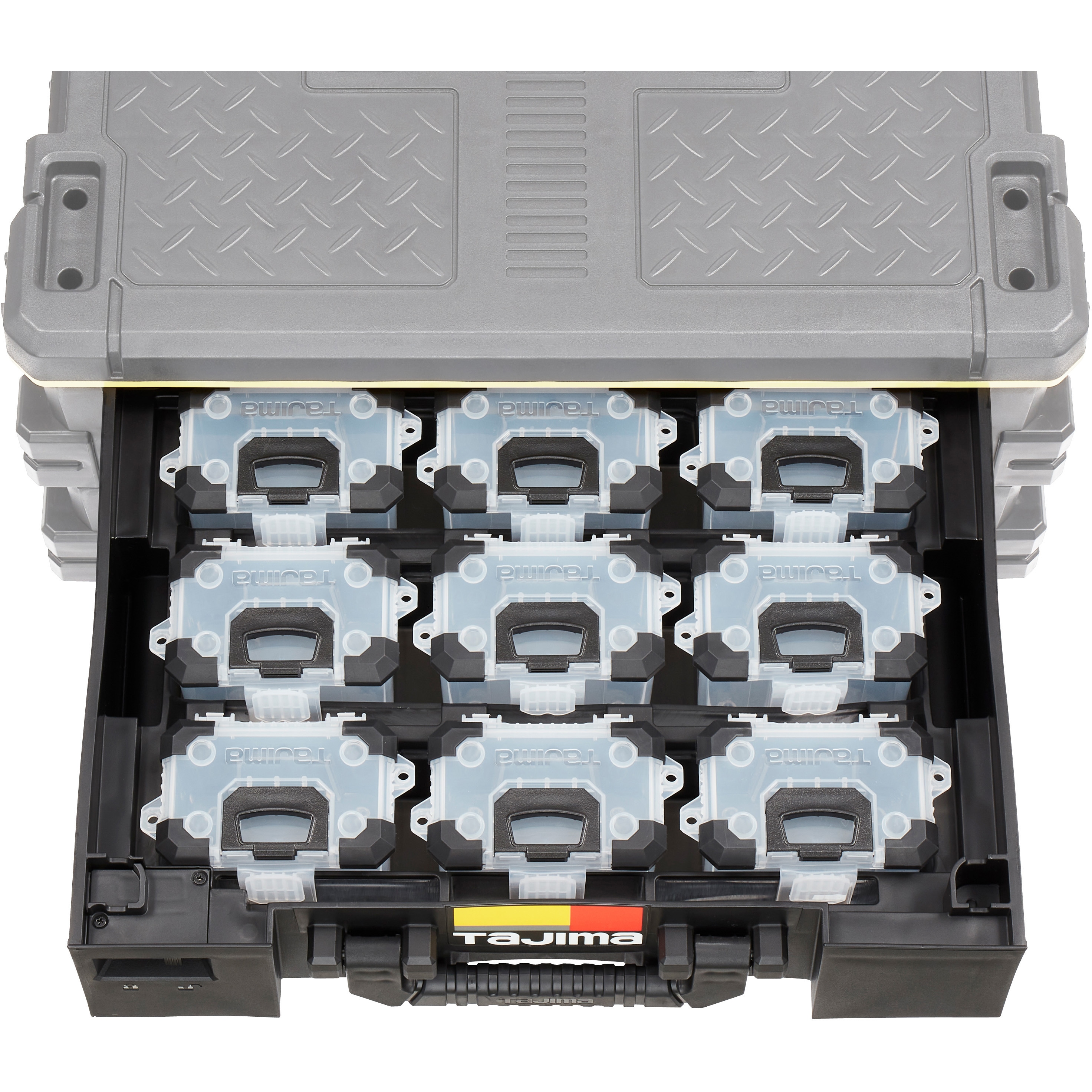 TB-PCS9 セフパーツケースSサイズ9個セットトレイ付き セフボックス