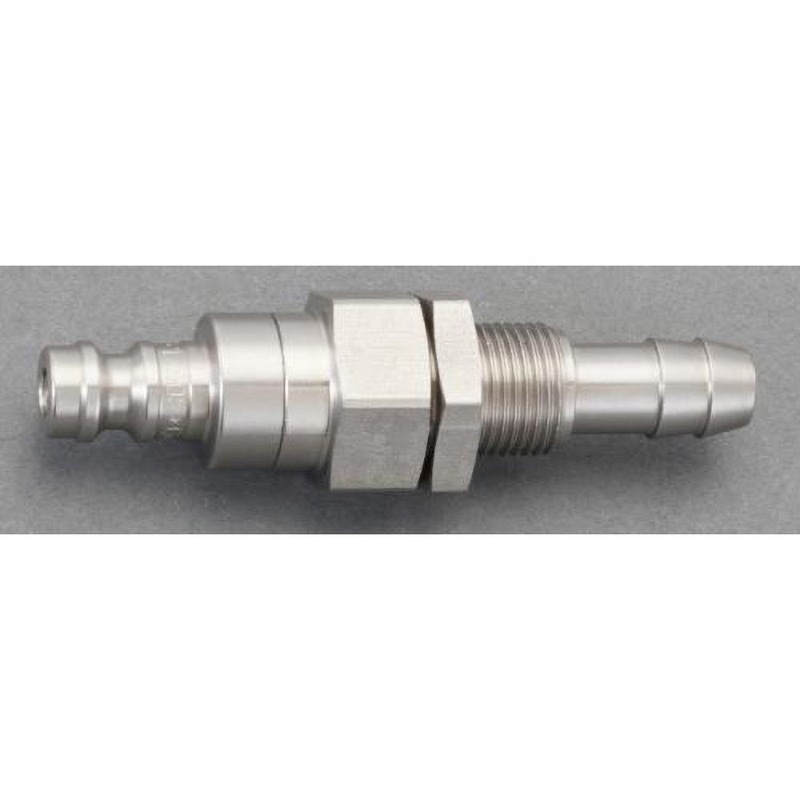 EA140GM-506 6mm ウレタンホース用プラグ(隔壁/ステンレス製) エスコ 最高使用圧力3.5MPa
