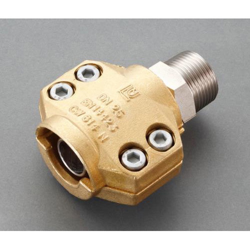 EA141BL-108 25mm用雄ねじ セーフティーホースクランプ(スチーム・温水用) 1個 エスコ 【通販モノタロウ】