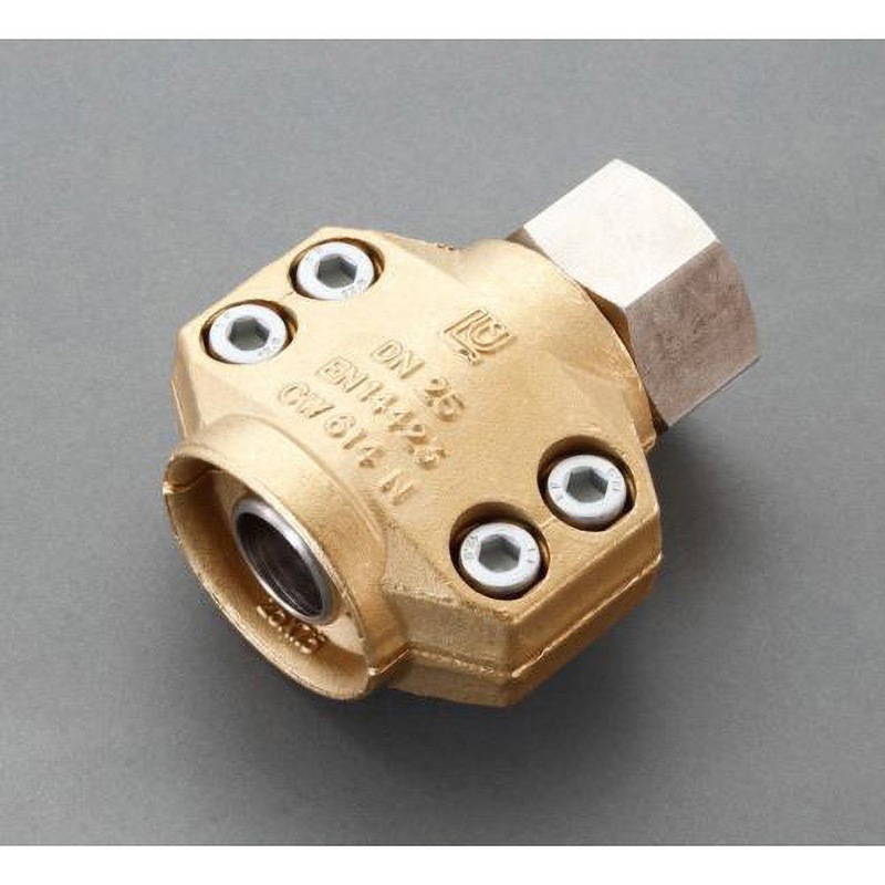 EA141BM-104 13mm用雌ねじ セーフティーホースクランプ(スチーム・温水用) 1個 エスコ 【通販モノタロウ】