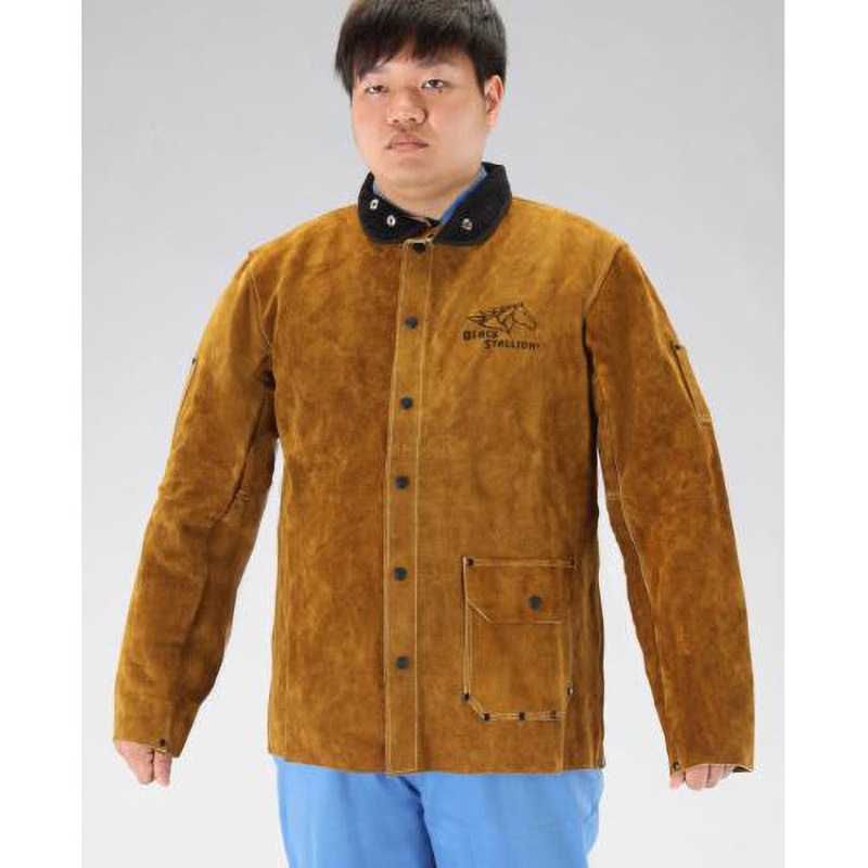 EA370AD-4 [XL] 溶接用ジャケット エスコ 牛革製